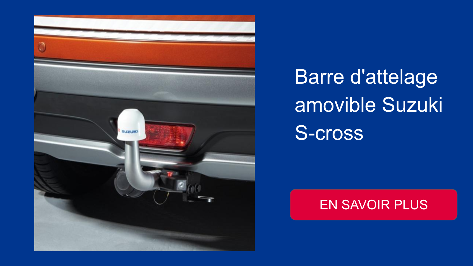 Barre d_attelage amovible Suzuki S-cross